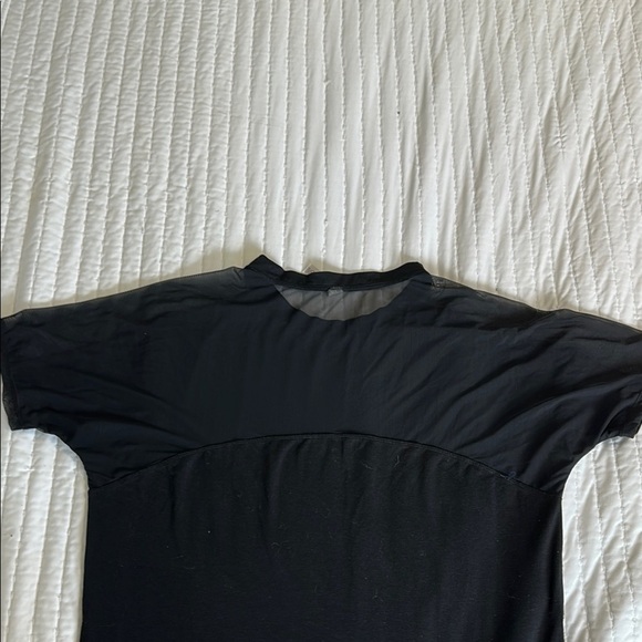 Athleta Women's Black Top Athletic Gym size M 
Oversized l - Picture 4 of 15